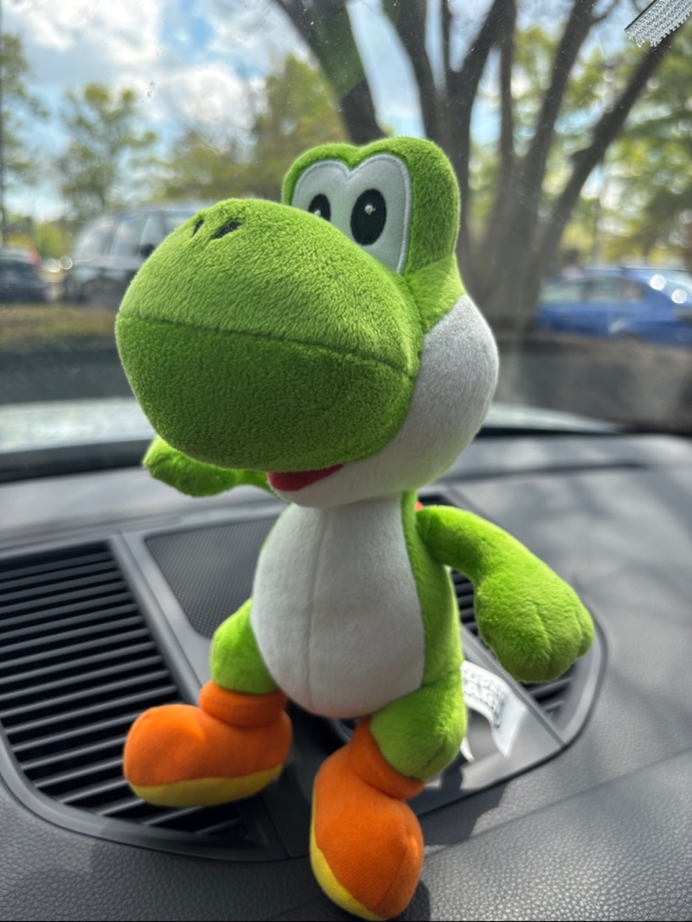 Nintendo Green Yoshi Plush with Orange Shoes